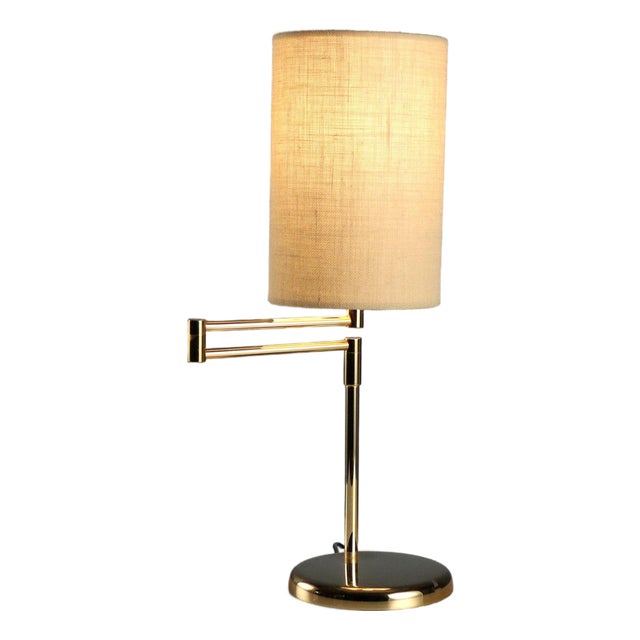 Table Lamp with Articulated Arm For Sale