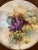 French Limoges Still Life Hand Painted Wood Framed Porcelain Decorative Plate For Sale In Houston - Image 6 of 11