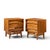 Mid-Century Modern Young Manufacturing Mid Century Walnut Curved Front Nightstands - Pair For Sale - Image 3 of 11