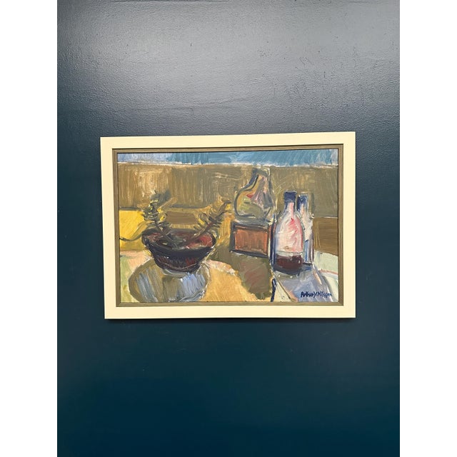 Y. Nilsson, Still Life, 1950s, Oil on Canvas, Framed For Sale - Image 12 of 18
