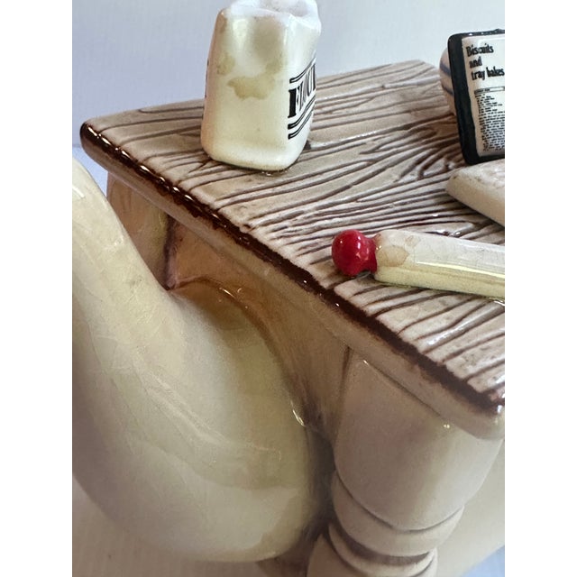 1988 Vintage Paul Cardew Design Collectible Ceramic Novelty Teapot"Baking Day" Made in England For Sale - Image 15 of 18