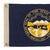 This small vintage Nebraska flag is made from a delicate cloth (possibly rayon, or 'art silk'), in a size commonly flown...