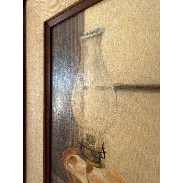 James Hall Southwestern Still Life Painting New Mexico 1971 Trompe l'Oil For Sale - Image 11 of 12