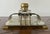 Art Deco Inkstand in Onyx, Crystal and Gilded Metal, 1920s For Sale - Image 3 of 9