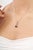 This halo enhancer pendant features a 1.14-carat cushion-cut deep blue sapphire, set in 14k white gold. The center stone...