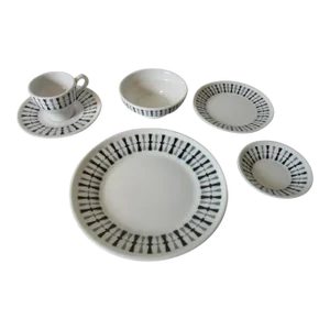 Paul McCobb 10 Place Setting China 60 Pcs. By Jackson China Co.