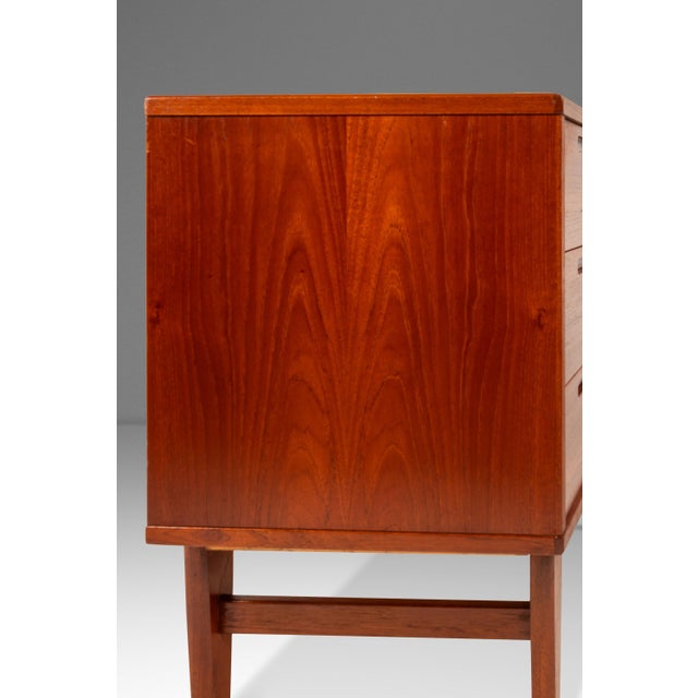 Danish Modern Three-Drawer Dresser in Teak by Nils Jonsson for Torring Møbelfabrik Produced by HJN Mobler, Denmark, C. 1960's For Sale - Image 16 of 18