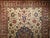 Ivory Vintage Persian Tabriz Rug, Hand-Knotted Wool, Palmettes & Sickle Leaves Pattern, Blue & Ivory, 8x12 For Sale - Image 8 of 15