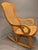 Wood American Victorian Lincoln Rocking Chair in Birch & Tiger Birch With Goose Neck Arms, Circa 1890 For Sale - Image 7 of 7