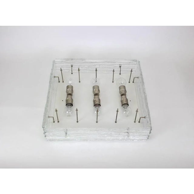 Large Austrian Murano Glass Flushmount by Kalmar, 1960s For Sale - Image 11 of 18