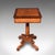 Vintage Regency Revival Side Table, English, Oak, Walnut, Accent, End, Art Deco For Sale - Image 4 of 12