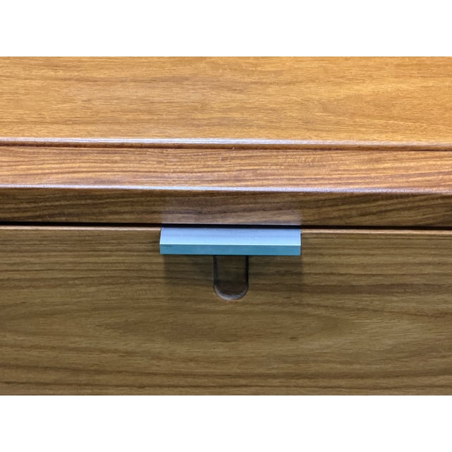 Simple Minimalistic Sleek Light Brown Drawer End Table Nightstand For Sale - Image 11 of 11