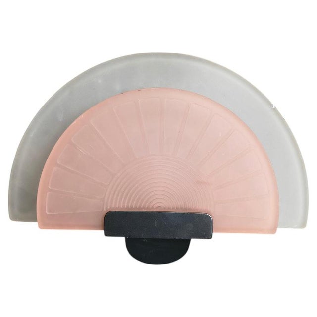Vintage Glass Wall Light from Arteluce, 1980s For Sale - Image 17 of 17