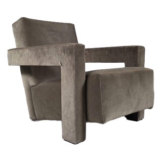 Utrecht 637 Lounge Chair by Gerrit Rietveld for Cassina, 1980s For Sale