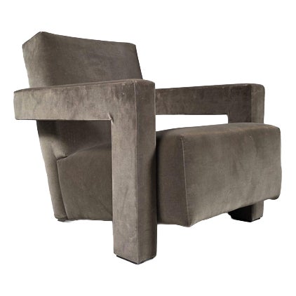 Utrecht 637 Lounge Chair by Gerrit Rietveld for Cassina, 1980s For Sale