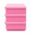Postmodern Postmodern Pink Lacquered Bullnose Dresser For Sale - Image 3 of 5