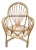 Vintage Armchair in Rattan, 1960s For Sale