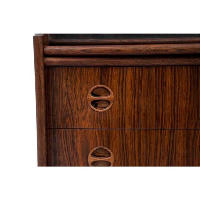 Rosewood Writing Desk by G. Falsig for Möbelfabrik Holstebro, 1960s For Sale - Image 13 of 17