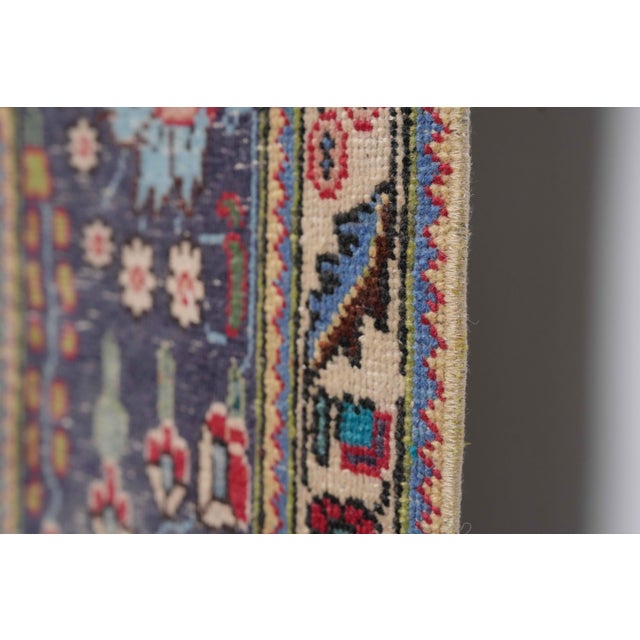 1970s Vintage Persian Handmade Wool 10x13 Red Area Rug For Sale In San Francisco - Image 6 of 11
