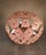 Pink Vitrail Glass Sputnik Flush Mount Chandelier Mid-Century Inspired Art Lighting For Sale - Image 9 of 11
