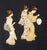 Japanese Figural Group Padded Silk Oshi-e Collage, clear acrylic shadowbox frame. Overall: 26.5" H x 49.5" W x 2" D....