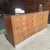 Wood Vintage Wooden Haberdashery Display Counter with 20 Drawers and Glass Top For Sale - Image 7 of 10