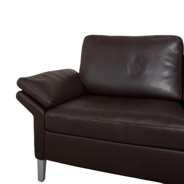 Three-Seater Sofas in Leather from Rolf Benz, Set of 2 For Sale - Image 5 of 14