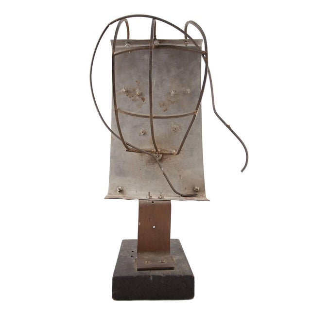 Irving George Lehman Irving George Lehman, Modernist Sculpture Figural Portrait Bust Brutalist Wire Work For Sale - Image 4 of 4