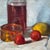 French Antique 1916 French Signed Original Oil Still Life Painting For Sale - Image 3 of 12