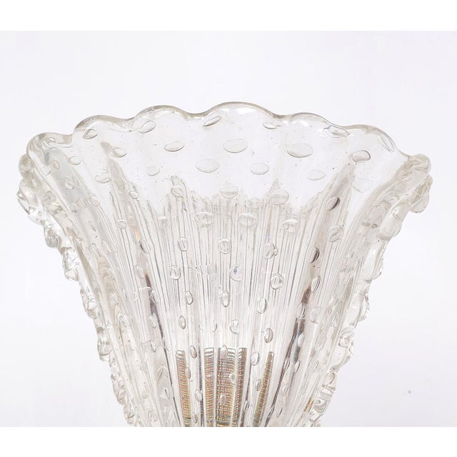 Vintage Murano Glass Pendant Lamp by Ercole Barovier for Barovier & Toso, 1940s For Sale - Image 9 of 14