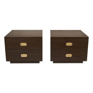 Pair of SABIN Walnut Lobero Night Stands For Sale