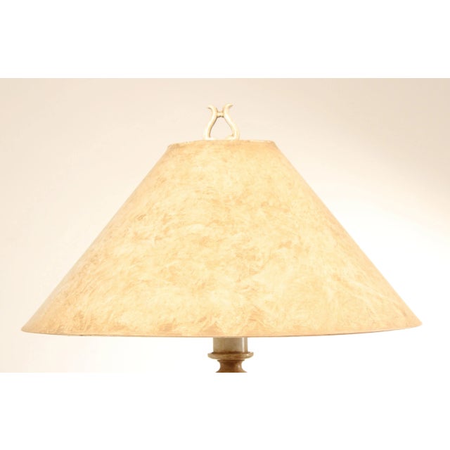 Late 20th Century Italian Tuscan Style Foliate Carved Table Lamp For Sale In Philadelphia - Image 6 of 13