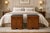 Mid-20th Century Art Deco Bedside Tables, Poland, 1950s, Set of 2 For Sale - Image 10 of 10