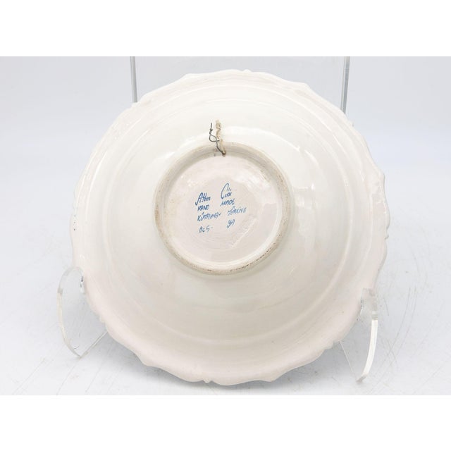 Vintage Iznik Plate in Turquoise, Blue, Cream, Early 20th C. Turkey For Sale - Image 10 of 10