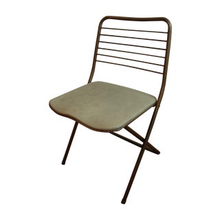 Vintage Stylaire Metal Folding Chairs - 4 For Sale