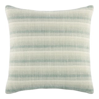 Horizon Ombre Stripe Pillow Cover in Lichen, 20x20 Pillow For Sale