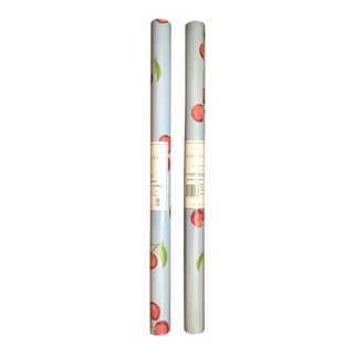 Serena and Lily Cherries Wallpaper - 2 Rolls For Sale