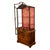 Burnt Umber Antique French Louis Vvi Carved Oak Iron & Glass Vitrine by Maison Soubrier 1900 For Sale - Image 8 of 18