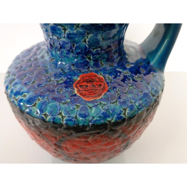 Pop Art 216-25 Ceramic Vase from Bay Keramik, Germany, 1970s For Sale - Image 16 of 18