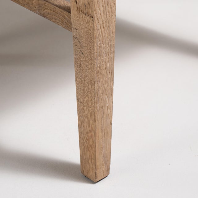 1900-1909 Oak Dining Chair with Upholstered Seat For Sale In Greensboro - Image 6 of 12