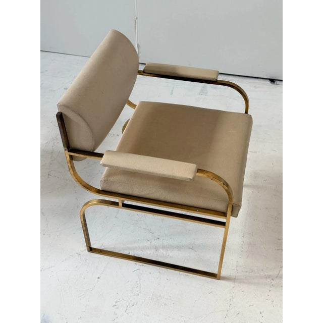 Set 6 Brass Dining Chairs, 1980 For Sale - Image 13 of 16