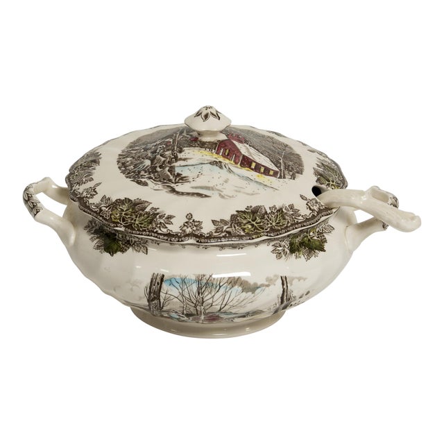 Soup Tureen Friendly Village Set by Johnson Brothers Chairish