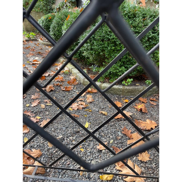 Black Tres Chic French Style Wrought Iron Baker’s Rack For Sale - Image 8 of 12