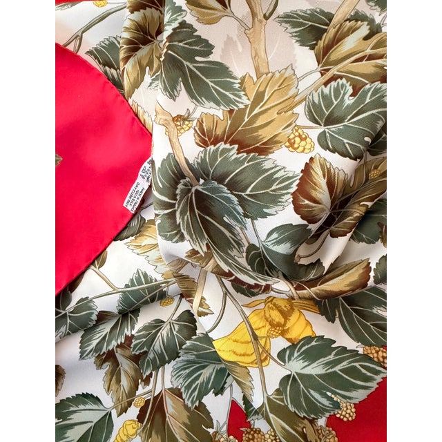 Hermès L’arbre De Soie 1995 Silk Scarf Designed by Antoine De Jacquelot For Sale - Image 9 of 11