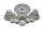 American 1930s Pickard Ravenswood Maria 237 Rose Swag Dinnerware China Set - 58 pcs For Sale - Image 3 of 17