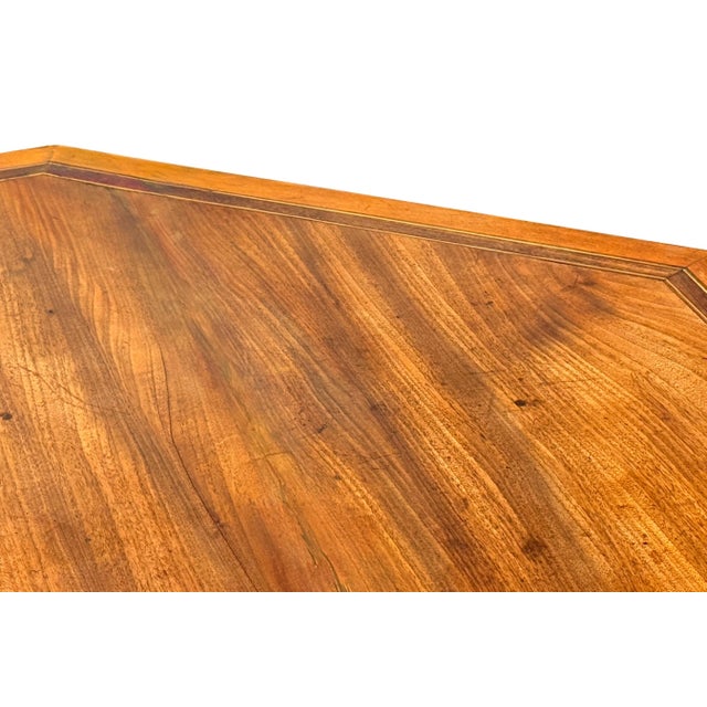 18th Century Georgian Octagonal Mahogany Hall Centre Table For Sale - Image 10 of 13