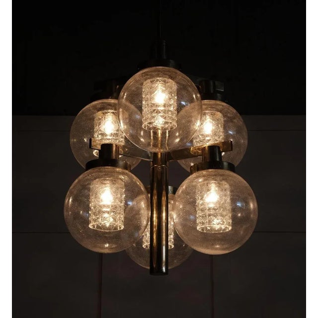 Brass Chandeliers from Hans-Agne Jakobsson, 1960s For Sale - Image 12 of 13