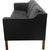 Moel 2213 3-Seater Sofa in Black Leather by Børge Mogensen, 2001 For Sale - Image 18 of 18