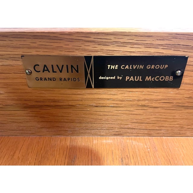 1960s Mid-Century Modern Brass X Base Dresser Designed by Paul McCobb for the Calvin Furniture Company For Sale - Image 11 of 11