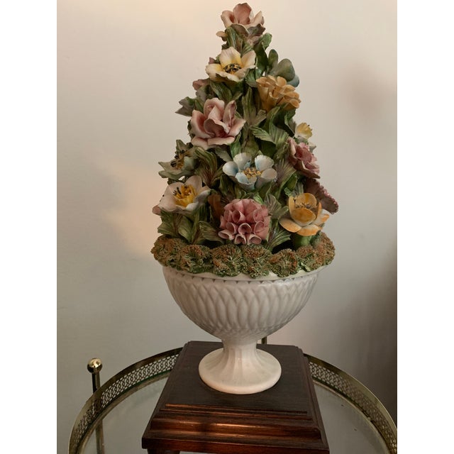 Green Mid-Century Modern Topiary Tree Lantern For Sale - Image 8 of 8